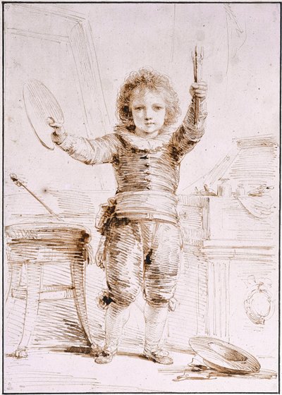 The Son of the Artist, Heinrich, c. 1793 by Friedrich Heinrich Fuger
